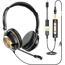 ヘッドフォン　24点セット　まとめ売り　未開封 Amazon.co.jp: Wantek アップグレードヘッドセット USB/Type-C/3.5mm